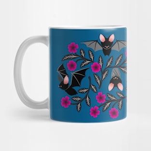 Bats and flowers Mug